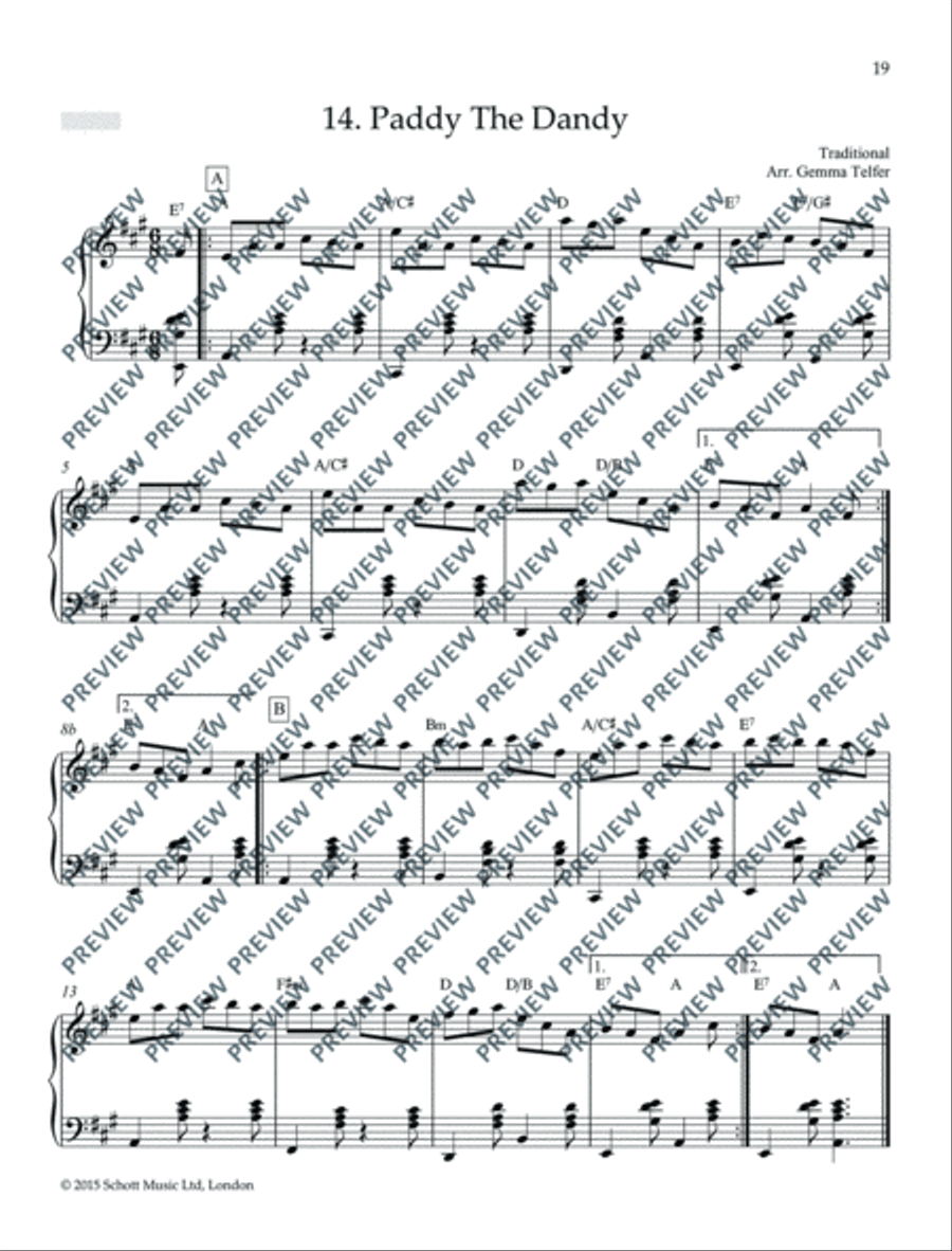Irish Folk Tunes for Accordion Accordion scores gallery preview page 20