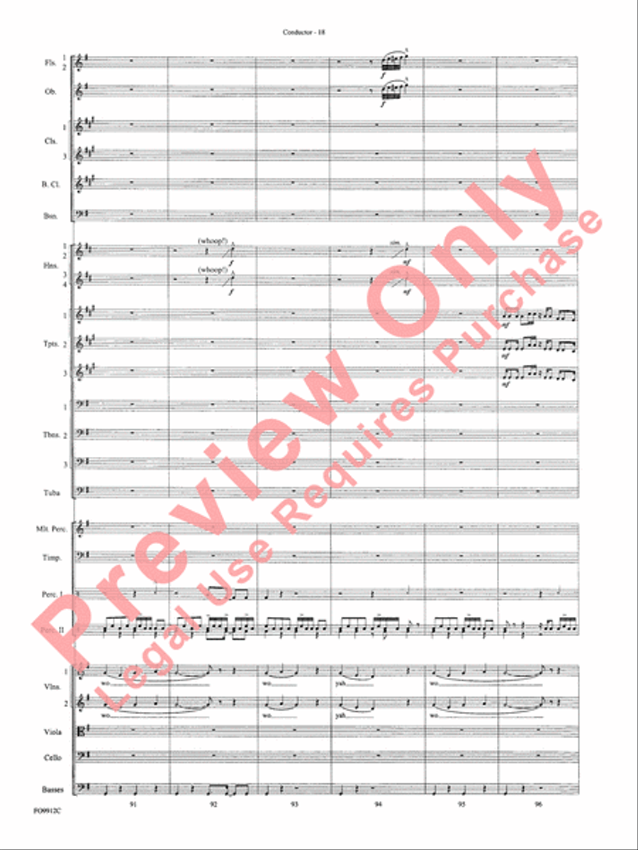 Selections from Star Wars: Episode I The Phantom Menace Full Orchestra scores gallery preview page 20