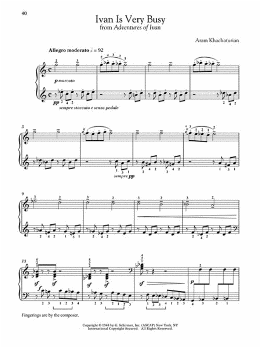 The 20th Century – Upper Intermediate Level Piano Solo scores gallery preview page 8