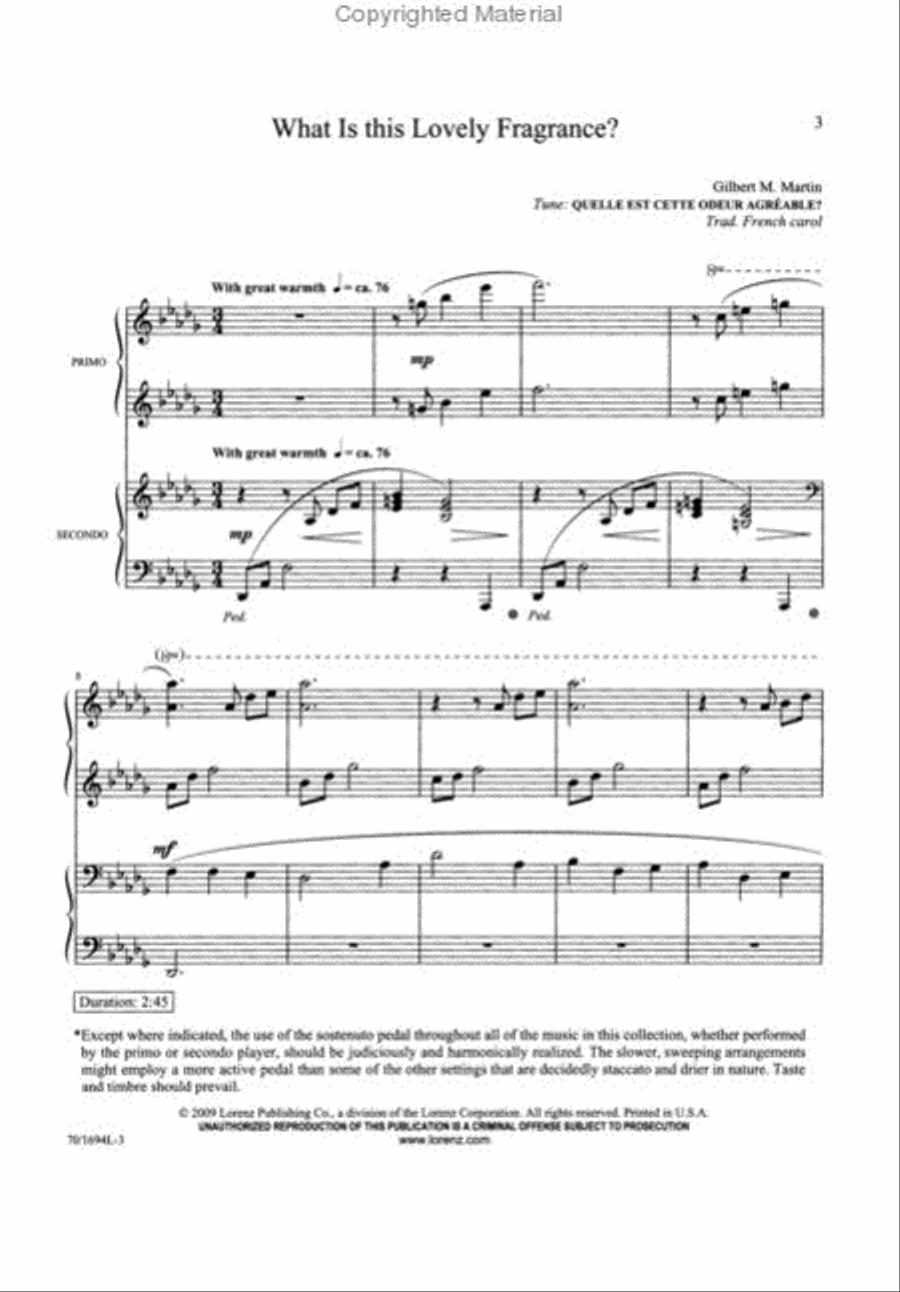 Christmastide Piano Duet scores gallery preview page 2