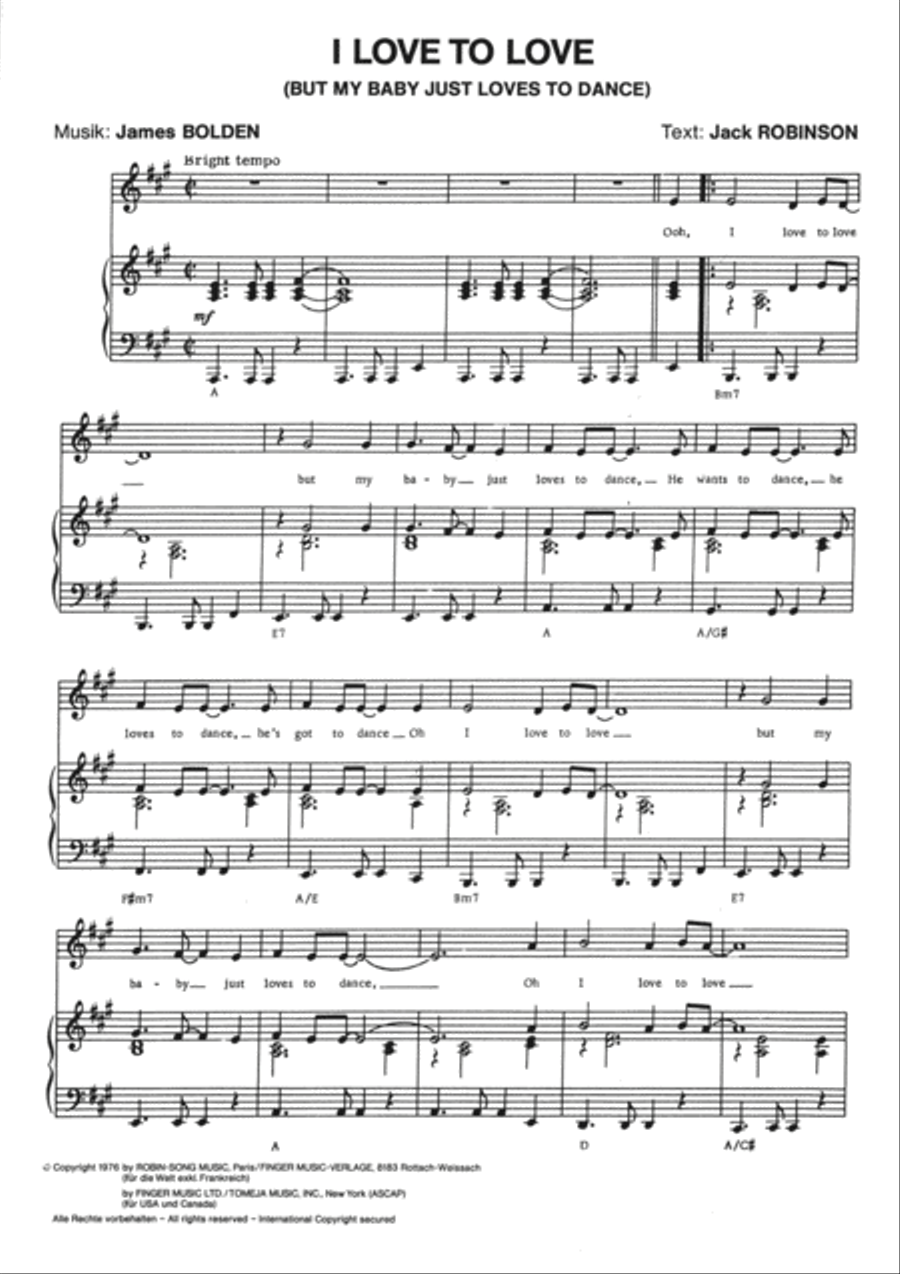 I love to love Voice scores gallery preview page 3