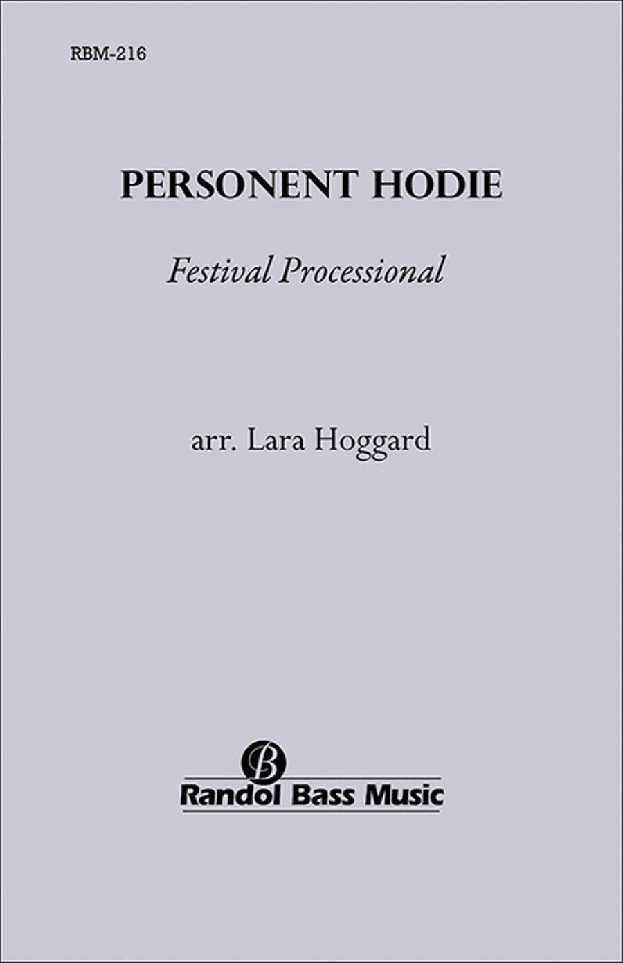 Personent Hodie (Full Orchestra Score & Parts) Choir scores gallery preview page 1