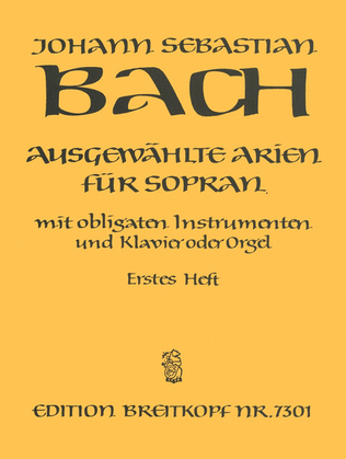 Book cover for Selected Arias for Soprano