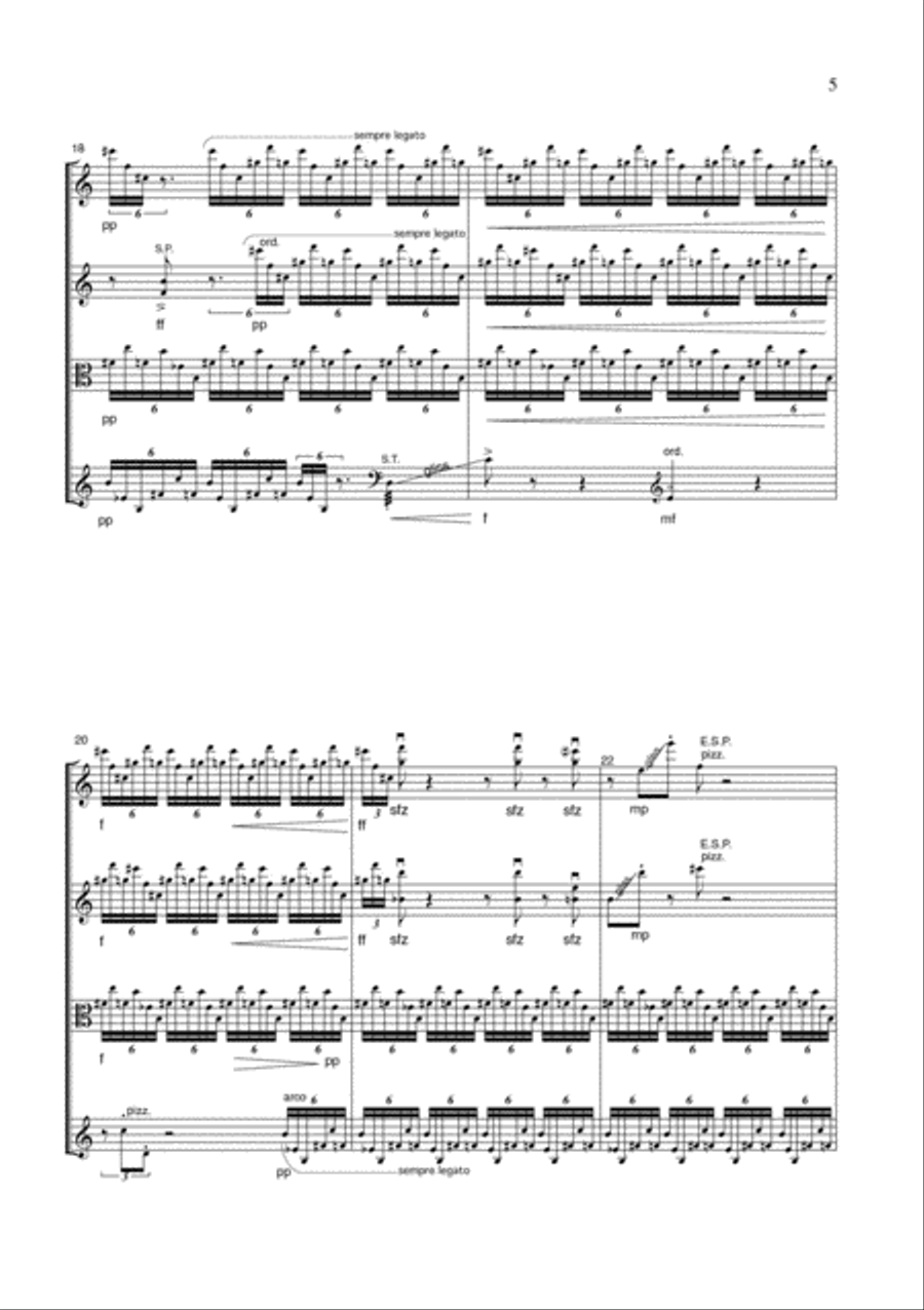 Fiddle for String Quartet String Quartet scores gallery preview page 3