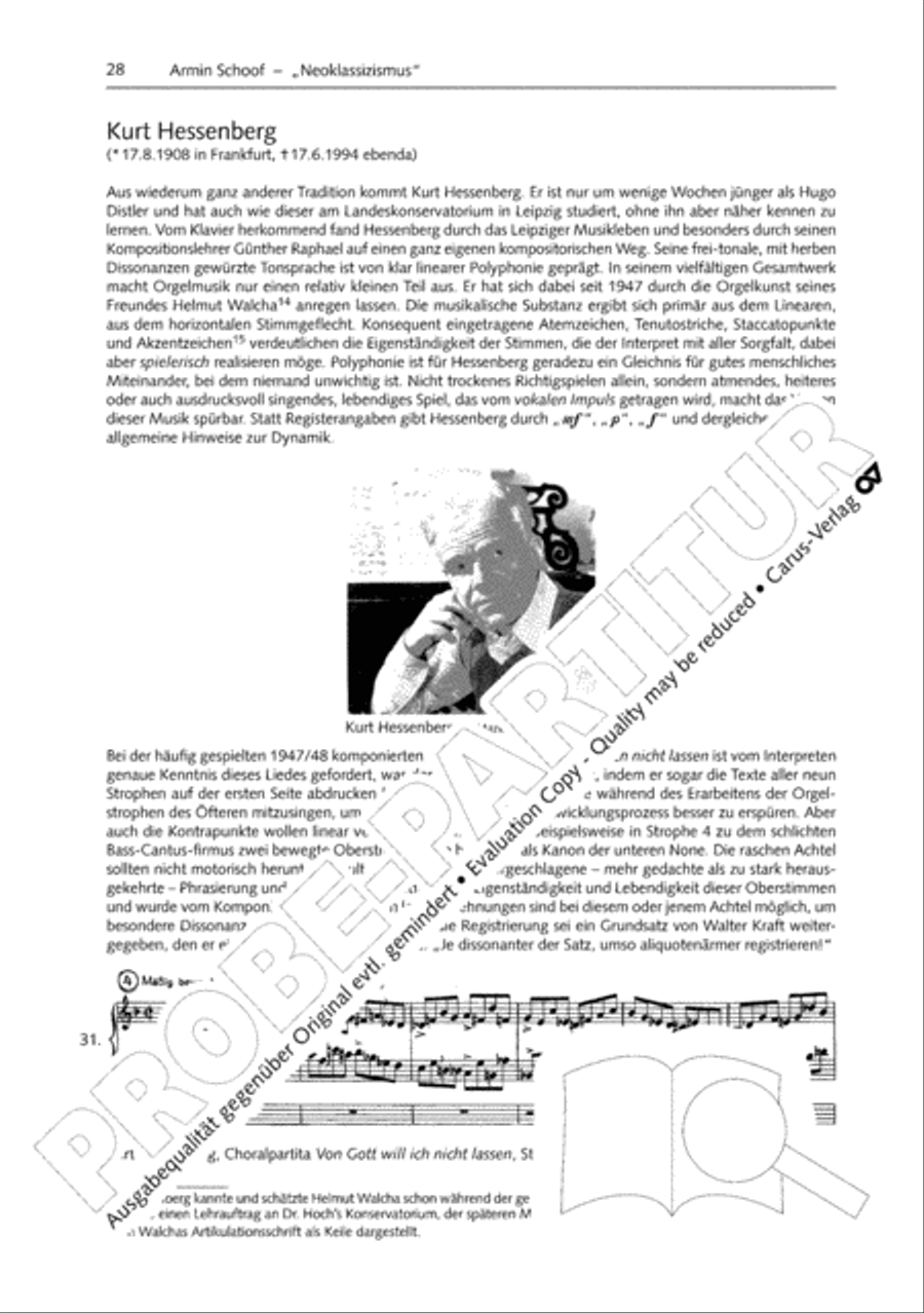 Orgelschule zur historischen Auffuhrungspraxis Organ Solo scores gallery preview page 29