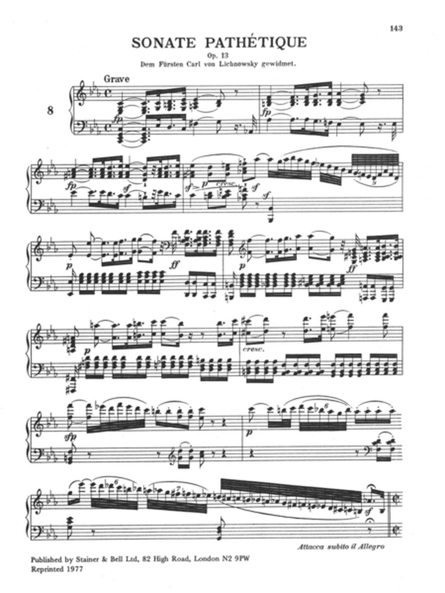 Sonata in C minor, Op. 13 ('Pathetique')
