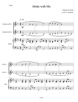 Abide with Me (Clarinet Duet with Piano Accompaniment)