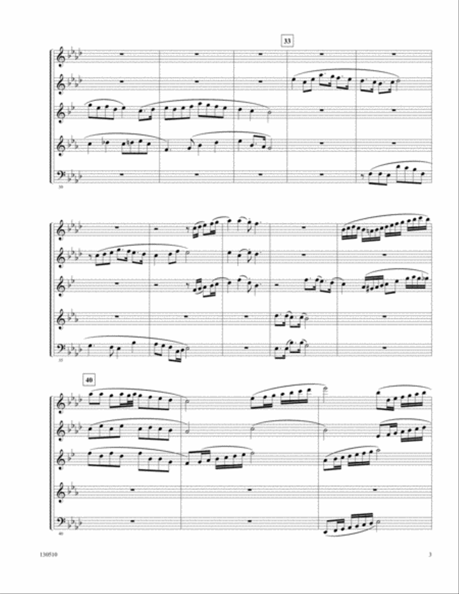 Count Your Blessings Woodwind Quintet scores gallery preview page 3