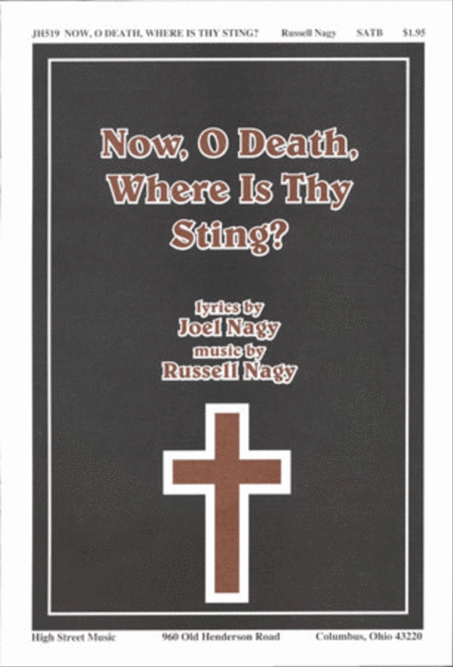 Now, O Death, Where Is Thy Sting? 4-Part scores gallery preview page 1