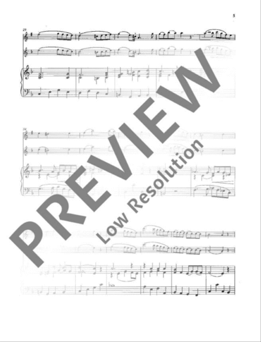 Two Sonatas Clarinet scores gallery preview page 6