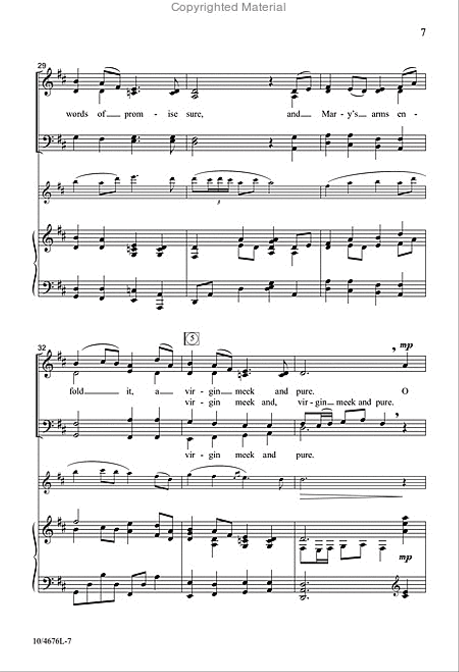 A Gaelic Rose 4-Part scores gallery preview page 7