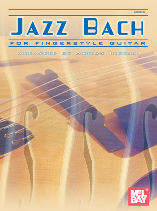 Book cover for Jazz Bach For Fingerstyle Guitar