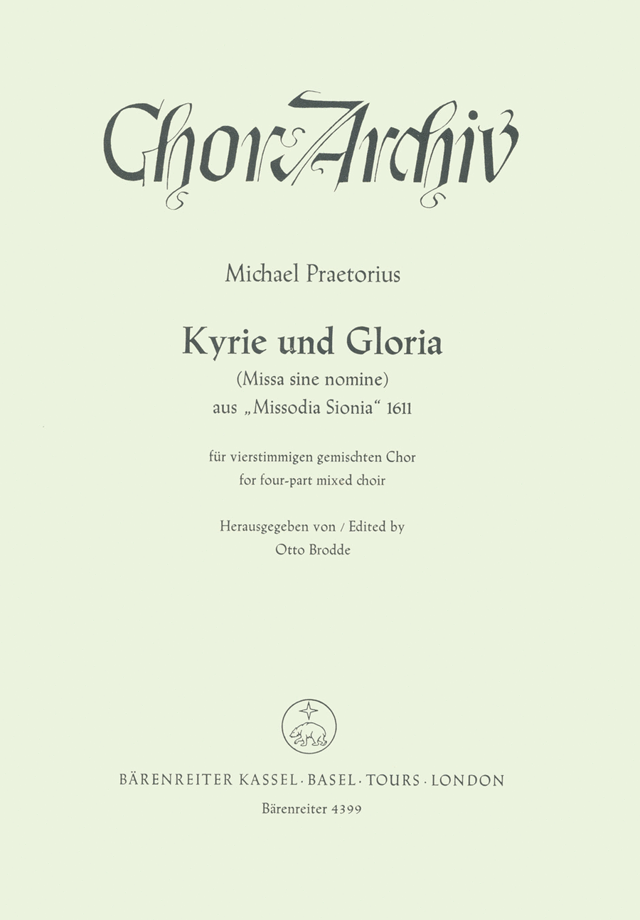 Kyrie und Gloria - Missa sine nomine