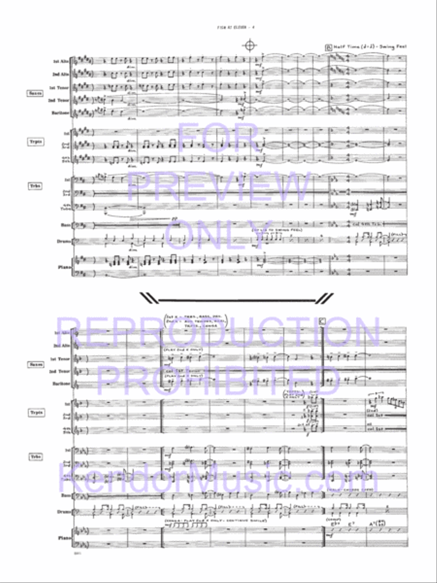 Film At Eleven Film At Eleven Jazz Ensemble scores gallery preview page 5