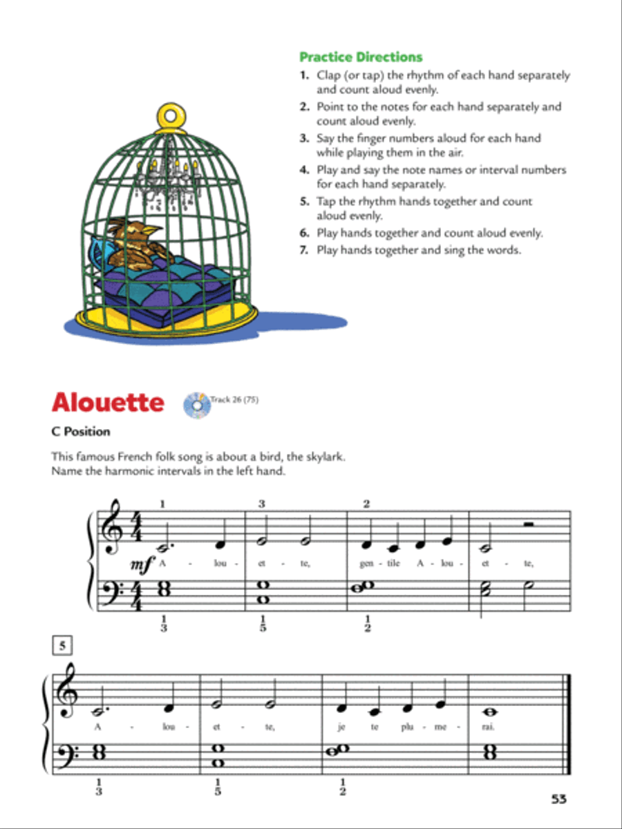Alfred's Teach Your Child to Play Piano, Book 2 Piano Method scores gallery preview page 3