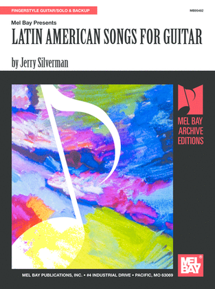 Book cover for Latin American Songs for Guitar