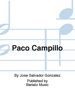 Book cover for Paco Campillo