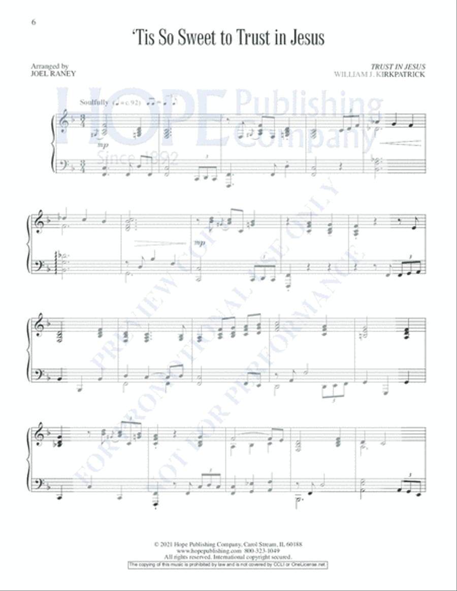 Gospel Greats 2 Piano Solo scores gallery preview page 13