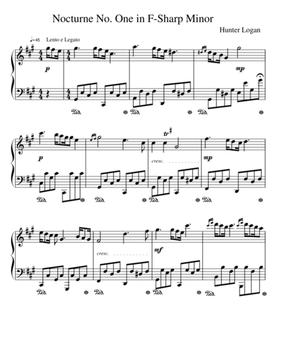 Nocturne No. One in F-Sharp Minor image number null