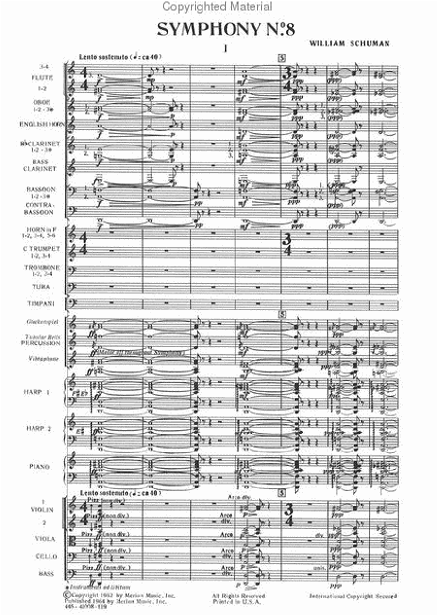Symphony No. 8 Orchestra scores gallery preview page 2