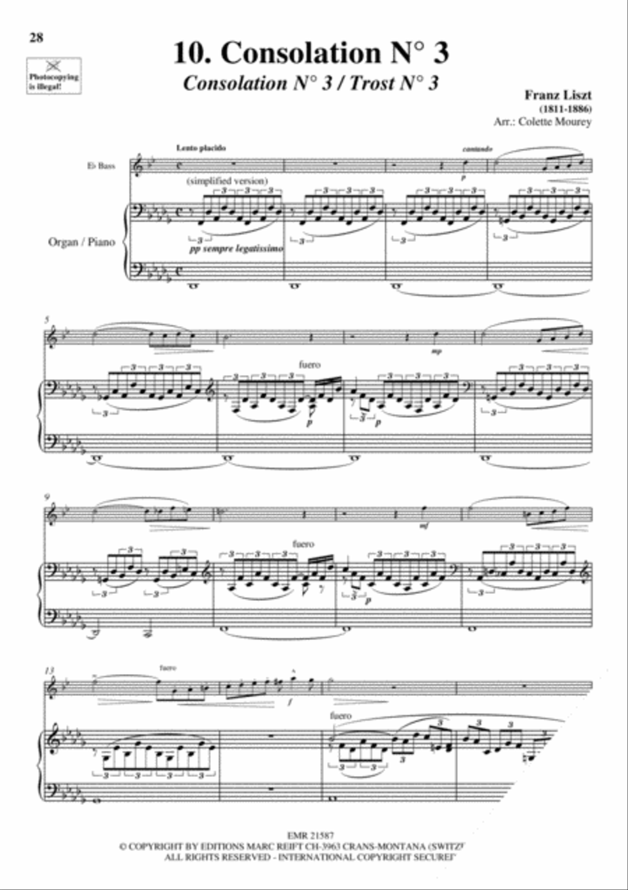 20 Greatest Wedding Solos Organ scores gallery preview page 12