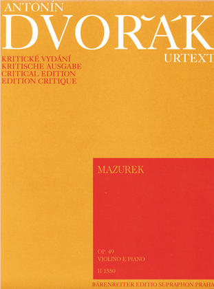 Book cover for Mazurek for Violin and Orchestra in E minor, op. 49