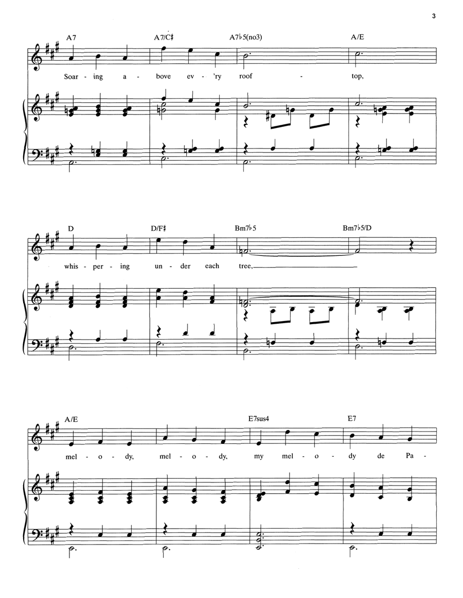 Melodie De Paris Melodie De Paris Voice scores gallery preview page 3