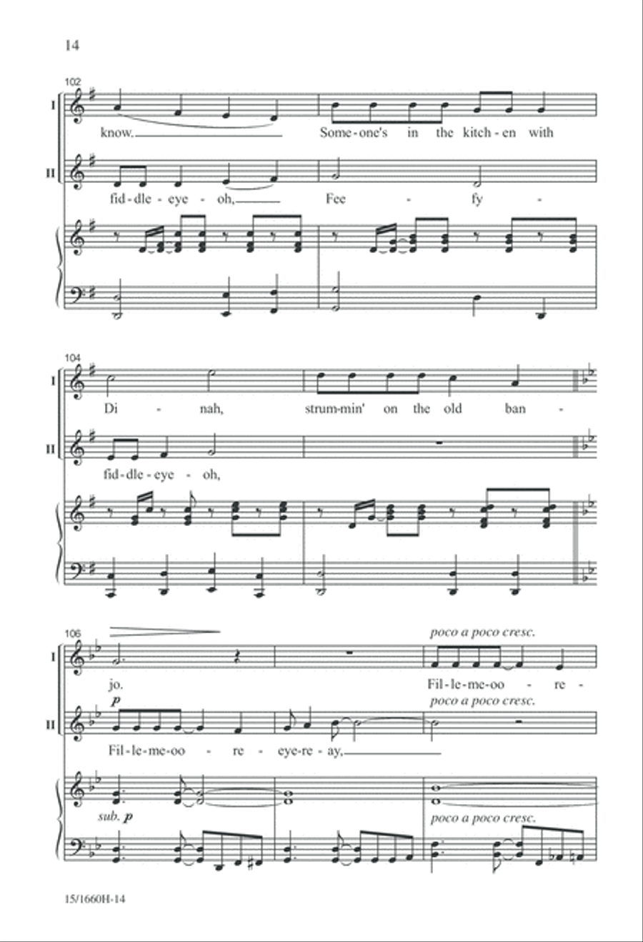 On the Railroad 2-Part scores gallery preview page 14
