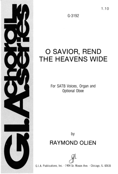 O Savior, Rend the Heaven