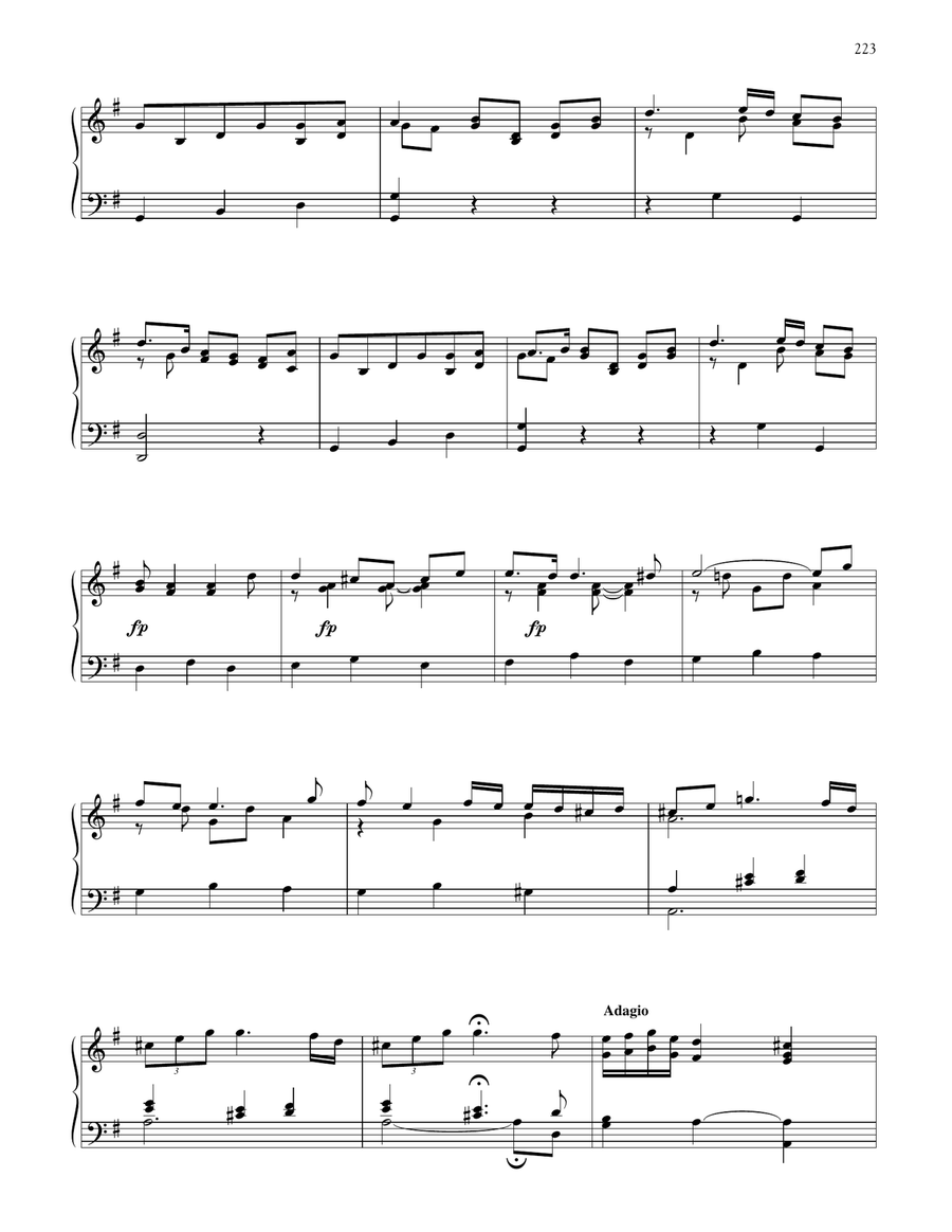 Ruhe Sanft, Mein Holdes Leben Piano Solo scores gallery preview page 2