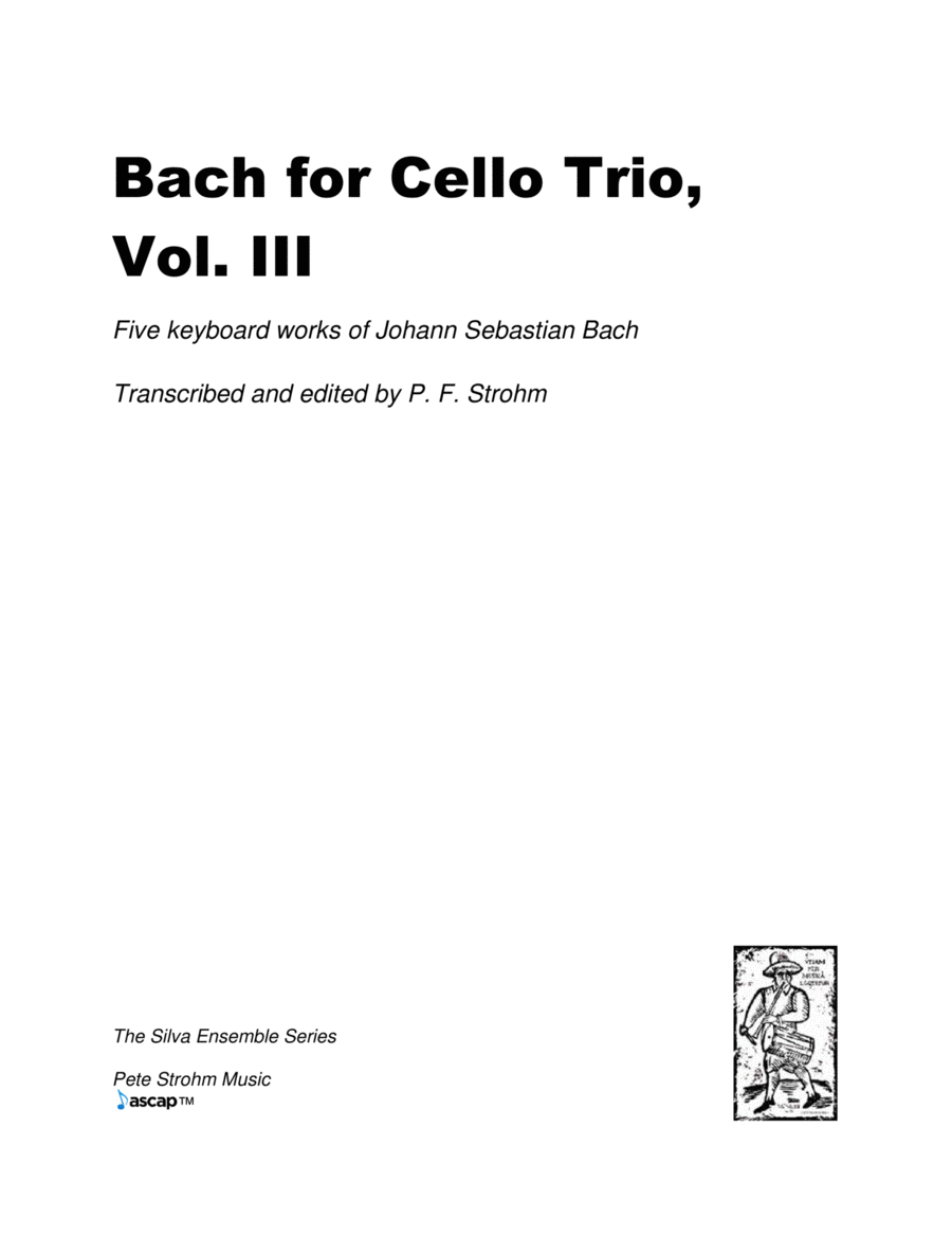 Bach for Cello Trio, Vol. III image number null