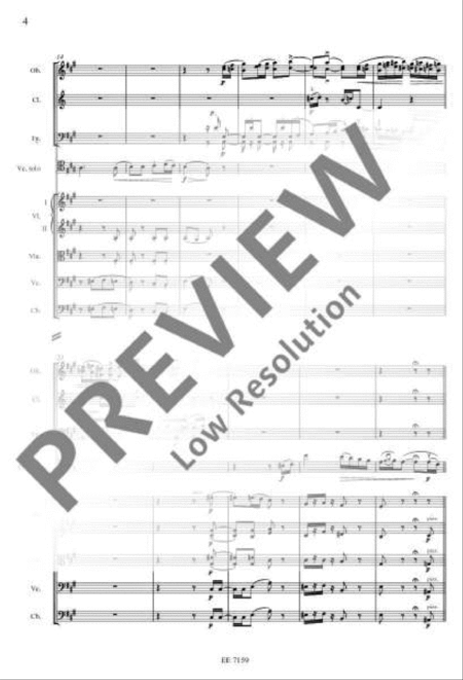 Variations on a Rococo Theme for Cello and Orchestra Orchestra scores gallery preview page 15