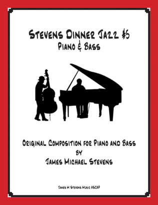 Book cover for Stevens Dinner Jazz Piano and Bass #5