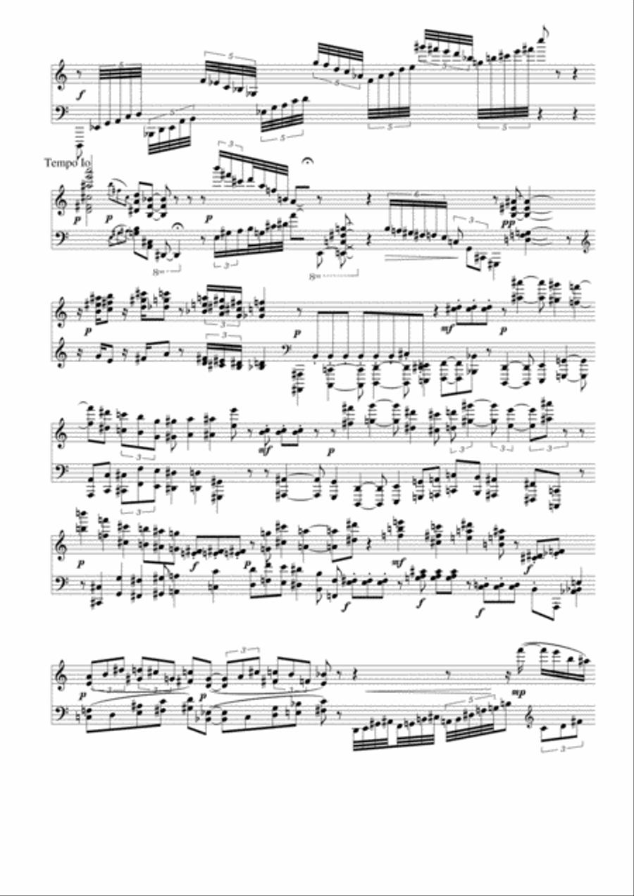 Images Nr. 1 L'étang noyé Piano Solo scores gallery preview page 4