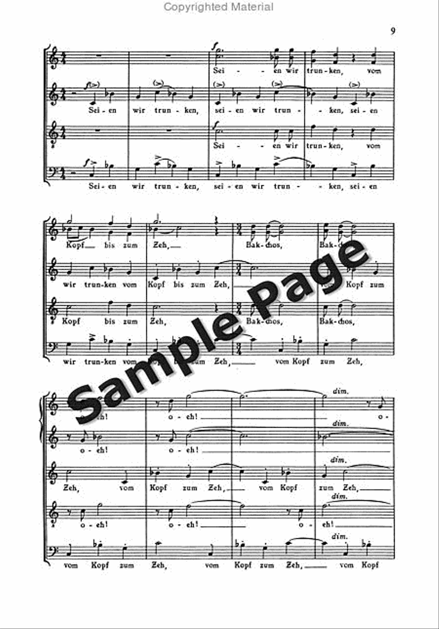 Italienisches Liederbuch 3 Ssatbb 4-Part scores gallery preview page 10