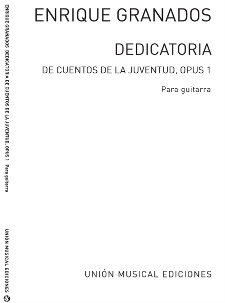 Didicatoria Op.1 Acoustic Guitar scores gallery preview page 1