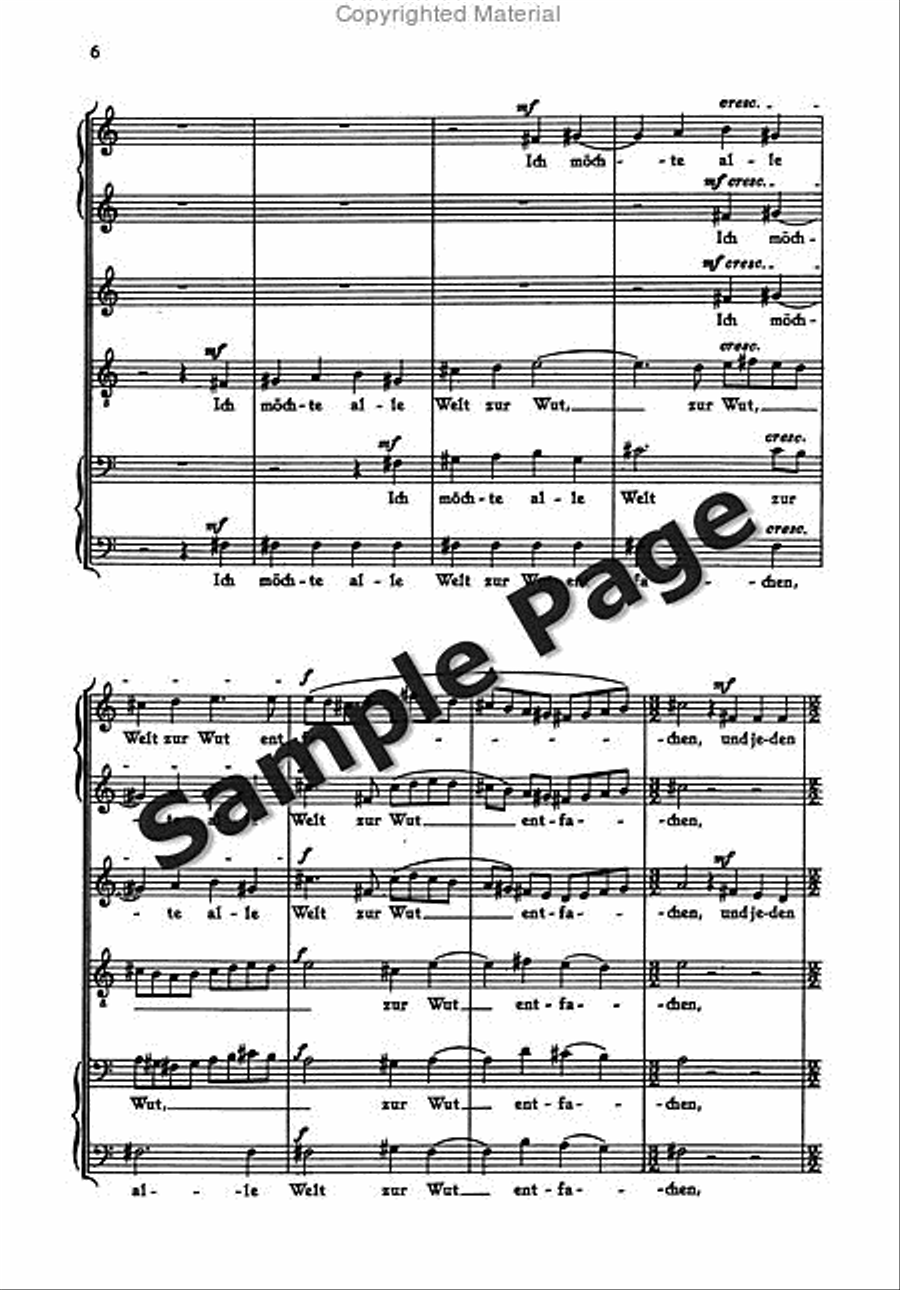 Italienisches Liederbuch 2 Ssatbb 4-Part scores gallery preview page 7