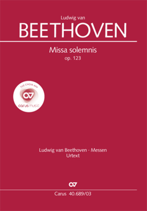 Book cover for Missa solemnis