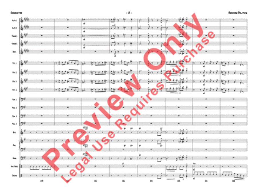Backrow Politics Backrow Politics Jazz Ensemble scores gallery preview page 22