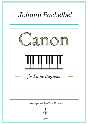 Pachelbel's Canon in D - Easy Piano (Full Score)