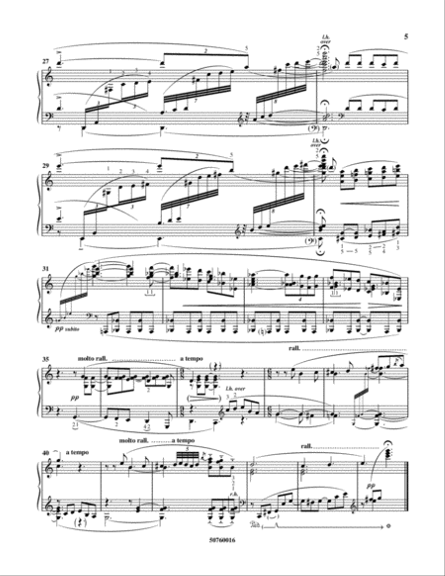 Four Pieces Piano Solo scores gallery preview page 3