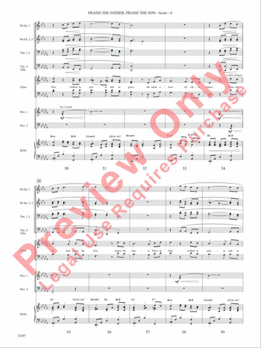 Praise the Father, Praise the Son Choir scores gallery preview page 7