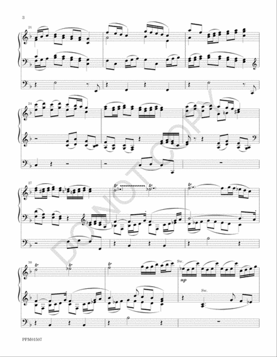 Charles Wesley Organbook Organ scores gallery preview page 9