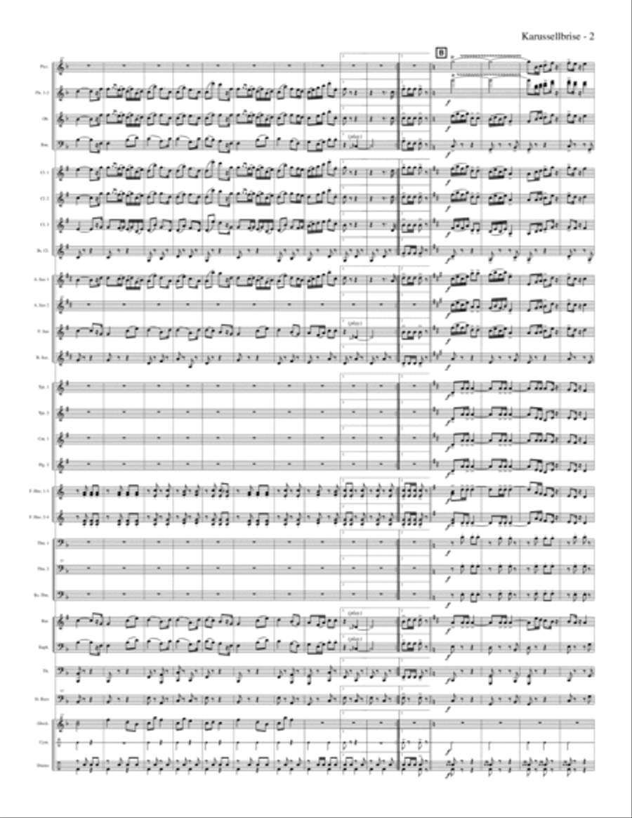 Karussellbrise Concert Band scores gallery preview page 6