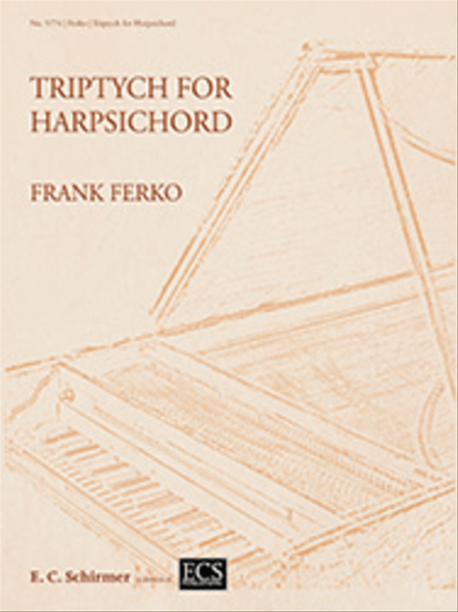 Triptych for Harpsichord Harpsichord scores gallery preview page 1