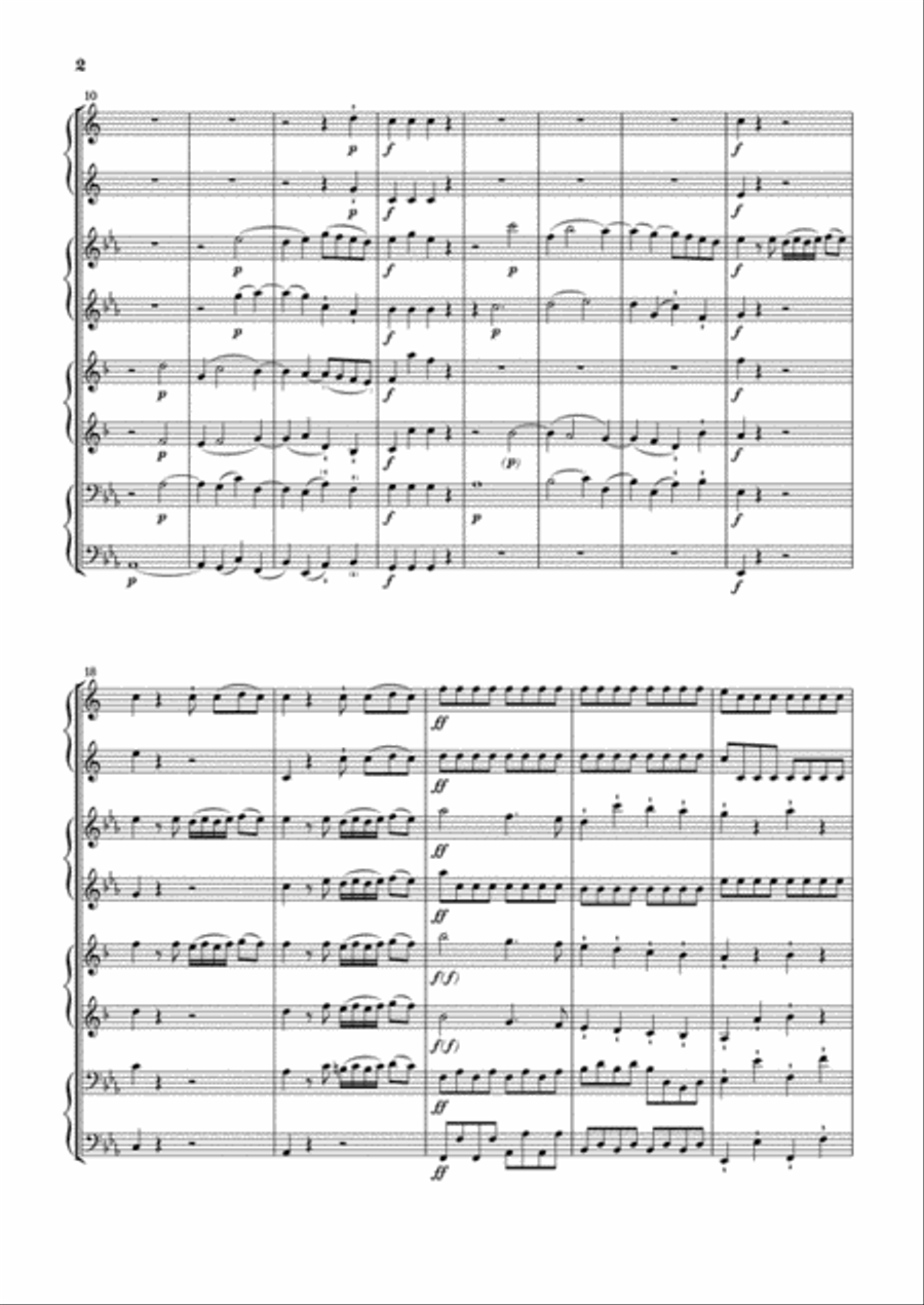 Parthia Op. 103 - Rondo WoO 25 Chamber Music scores gallery preview page 3