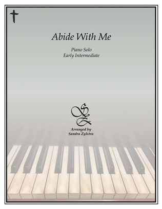 Book cover for Abide With Me (early intermediate piano solo)