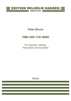 Book cover for Time And The Wind (Score)
