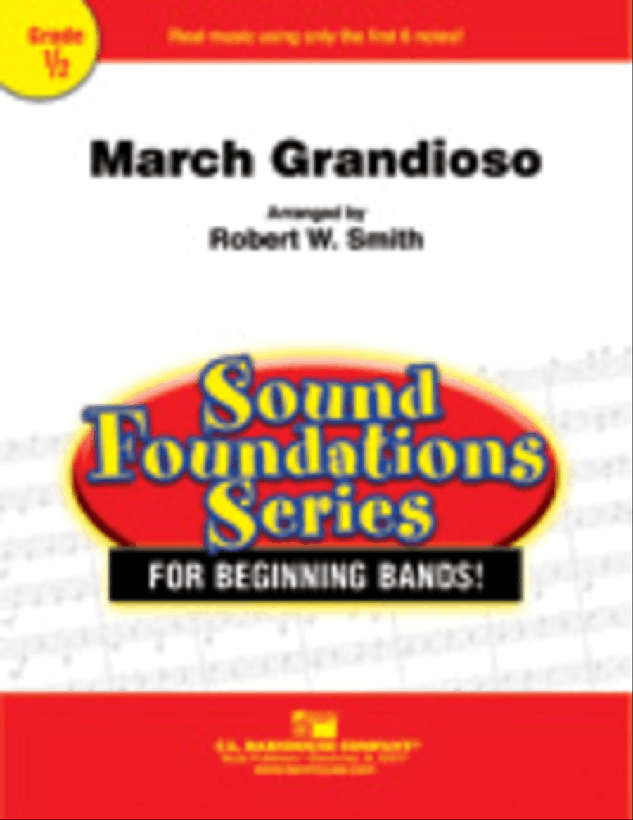March Grandioso March Grandioso Concert Band scores gallery preview page 1