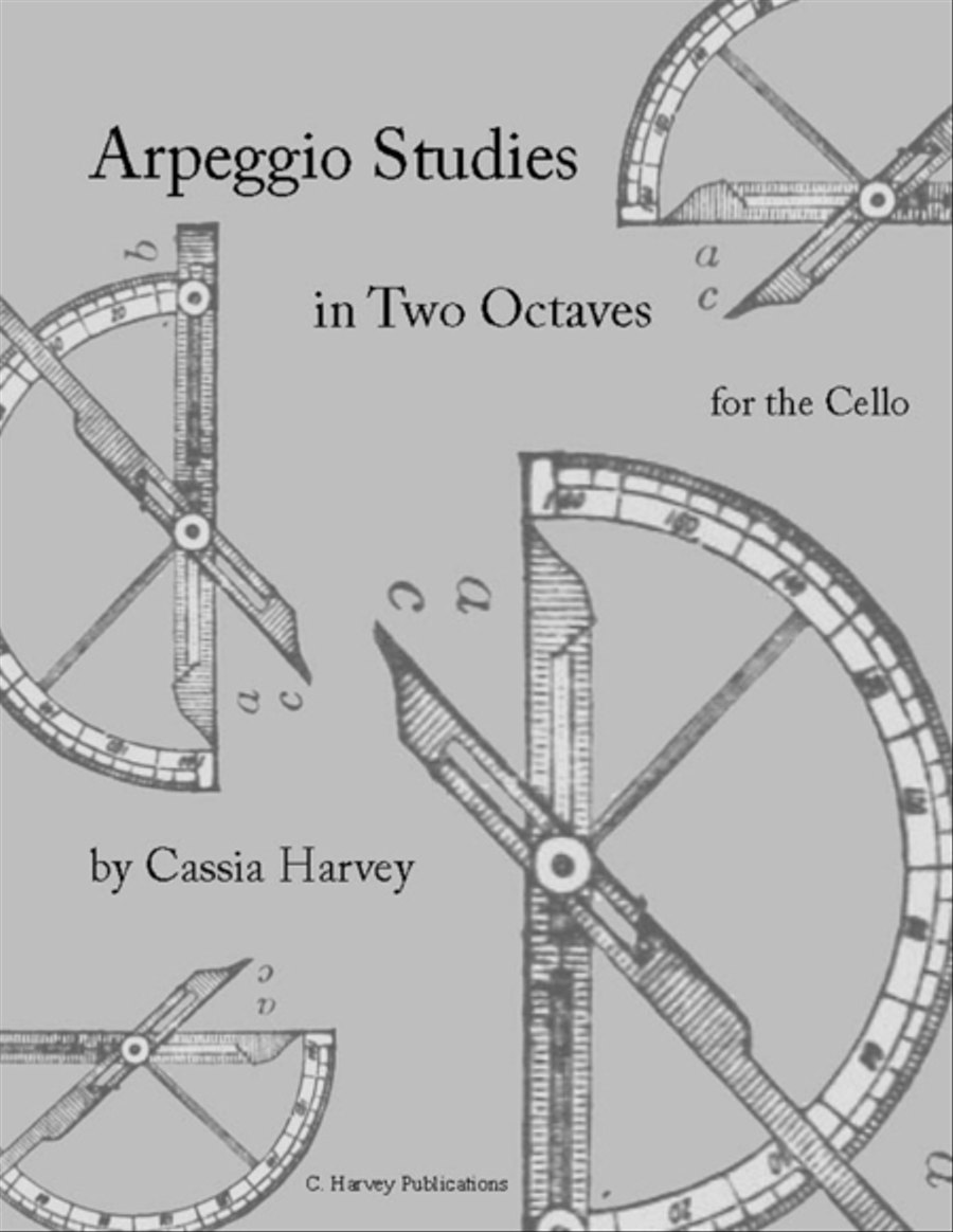 Arpeggio Studies in Two Octaves for the Cello Cello scores gallery preview page 1